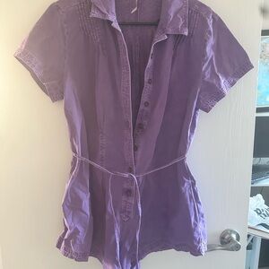 Purple Women's romper